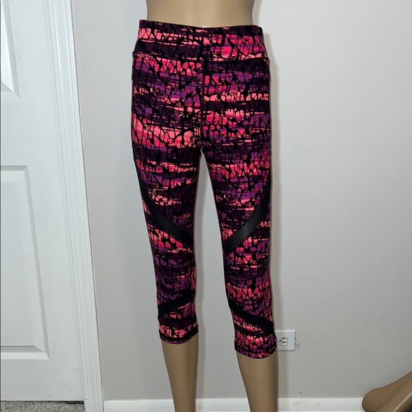 Calvin Klein Performance Quick Dry Capri Stretch Sports Leggings - Picture 1 of 5